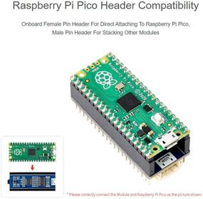 img 2 attached to 🎵 Модуль расширения аудио для Raspberry Pi Pico, стерео декодер PCM5101A для низкого энергопотребления, частота дискретизации 8 ~ 384000 Гц, двойные разъемы для подключения динамиков, подключаемость по шине I2S, одновременный выход на наушники и динамики