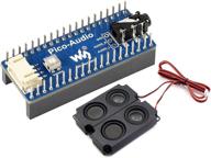 🎵 raspberry pi pico audio expansion module, pcm5101a stereo decoder for low power, 8~384000hz sampling rate, dual channels speaker headers, i2s bus connectivity, simultaneous headphone and speaker output logo
