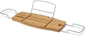 img 4 attached to Enhance Your Bathing Experience with the AQUALA Bathtub Caddy