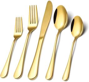 img 4 attached to 🍴 Quality Stainless Flatware Tableware: Dishwasher-safe Food Service Equipment & Supplies