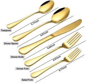 img 3 attached to 🍴 Quality Stainless Flatware Tableware: Dishwasher-safe Food Service Equipment & Supplies