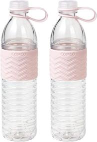 img 1 attached to 🚰 Copco Hydra Reusable Water Bottle, 20-Ounce (Set of 2)