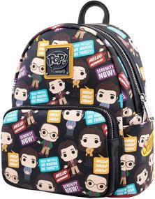 img 1 attached to Pop Loungefly Seinfeld Exclusive Multicolor Backpacks
