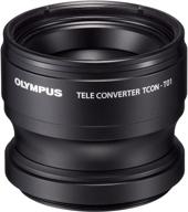 olympus telephoto tough lens pack (tg-1 & tg-2) - black/red adapter, international version (no warranty) logo