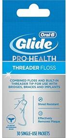 img 1 attached to 🦷 Efficient Oral Care: Glide Threader Floss Pack 3 for Hassle-Free Flossing