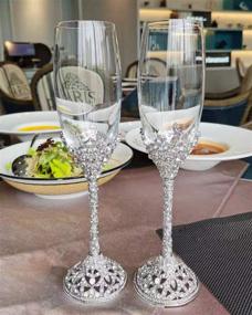 img 1 attached to 🥂 Anniversary Birthday Banquets Champagne Flutes