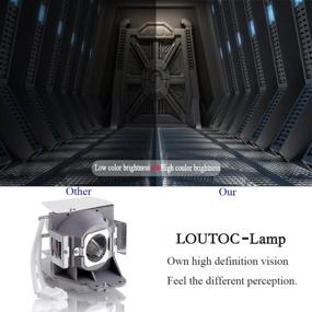 img 2 attached to 🔦 Лампа-поле LOUTOC MC.JFZ11.001 с корпусом для проектора Acer H6510BD P1500