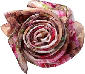 img 2 attached to 🌸 Digital Floral Print Scarf - Women's Accessories and Scarves & Wraps from YangtzeStore