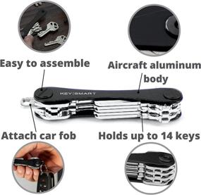 img 3 attached to KeySmart - Compact Key Holder And Keychain Organizer (Up To 14 Keys) Commercial Door Products