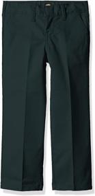 img 4 attached to 👖 Dickies Boys' Flexwaist Flat Front Straight Leg Pant: Durable Comfort for Active Kids