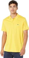 lacoste sleeve jersey interlock regular men's clothing: sleek style and unparalleled comfort logo