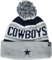 🏈 dallas cowboys boys' 47 brand navy cuff knit youth logo