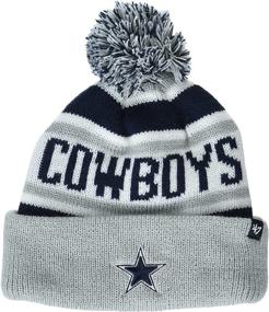 img 1 attached to 🏈 Dallas Cowboys Boys' 47 Brand Navy Cuff Knit Youth