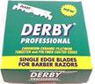 derby professional single razor blades shave & hair removal logo