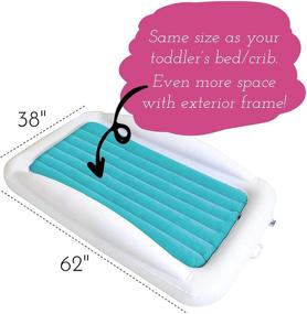 img 2 attached to ✨ Optimized: Little Sleepy Head Toddler Inflatable Bed with Bed Rails - Perfect Kids Air Mattress for School, Camping, or Floor Bed