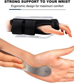 img 2 attached to 🖐️ Carpal Tunnel Wrist Brace: Essential PPE for Women in Occupational Health & Safety