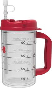 img 1 attached to Hydr-8 Red 32oz Insulated Water Bottle
