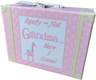 👵 child to cherish grandma visit kids suitcase with pink blanket logo