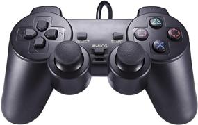 img 3 attached to 🎮 Suncala PS2 Controller: Wired Replacement for Playstation 2, Dual Vibration