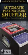 🛂 effortless card shuffling with the cardinal games automatic card shuffler, multicolor logo