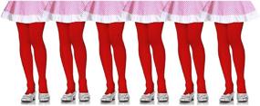 img 1 attached to Современные и эластичные разнообразные дизайны: удобные носки и колготки для девочек для модниц