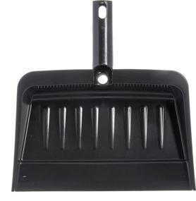 img 4 attached to 🧹 Carlisle 36143703 Flexible Plastic Dustpan: 12" Length, 12" Width, Black - Efficient Cleaning Solution