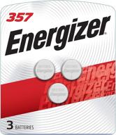 🔋 energizer lr44 battery, silver oxide 303, 357, ag13, or sr44 1.5 volt batteries (pack of 3) logo