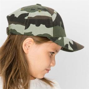 img 1 attached to Trendy Apparel Shop: Youth Size Kid's Adjustable Structured Baseball Cap - Stay Stylish!