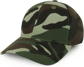 img 4 attached to Trendy Apparel Shop: Youth Size Kid's Adjustable Structured Baseball Cap - Stay Stylish!