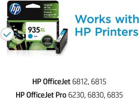 img 3 attached to Картридж чернил HP 935XL цианового цвета: совместим с HP OfficeJet 6800 и Pro 6230 (C2P24AN)