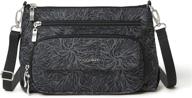 👜 women's baggallini oev523 crossbody bag in black - fashionable handbags & wallets logo