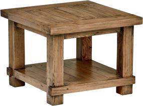 img 4 attached to Stone Beam Ferndale Rustic Table