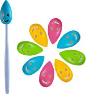 😊 auear, pack of 8 smile face toothbrush head covers with suction cup - cute & portable toothbrush protective cases for home, travel, outdoor camping in 4 colors logo