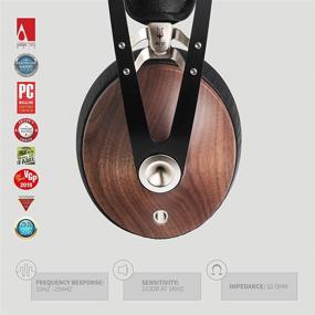 img 3 attached to Upgrade Your Audio Experience with Meze 99 Classics Walnut Silver Wired Over-Ear Headphones with Mic and Self Adjustable Headband