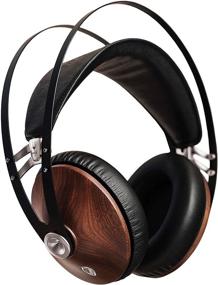 img 4 attached to Upgrade Your Audio Experience with Meze 99 Classics Walnut Silver Wired Over-Ear Headphones with Mic and Self Adjustable Headband