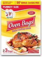 convenient home select oven bags for turkey roasting - any size logo
