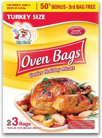 img 2 attached to Convenient Home Select Oven Bags for Turkey Roasting - Any Size