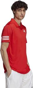 img 2 attached to Adidas 3 Stripes Tennis Shirt Vivid Men's Clothing
