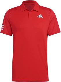 img 1 attached to Adidas 3 Stripes Tennis Shirt Vivid Men's Clothing