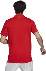 img 3 attached to Adidas 3 Stripes Tennis Shirt Vivid Men's Clothing
