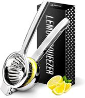 🍋 vehhe large capacity stainless steel lemon squeezer with filter: efficient manual juicer for citrus fruits logo