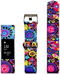 img 4 attached to Replacement Compatible Wristbands Colorful Checkered