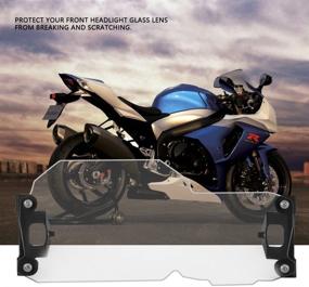 img 2 attached to Qiilu Motorcycle Headlight Protector 2008 2016