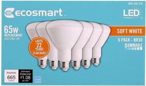 img 2 attached to 🔆 Замена лампочки для встроенной светодиодной лампы EcoSmart со стеклянным корпусом и возможностью регулировки яркости