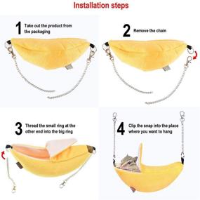 img 3 attached to KUDES Hamster Hammock Animals Accessories