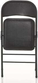 img 1 attached to Cosco Vinyl Folding Chair 4 Pack