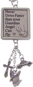 img 1 attached to 👼 Guardian Angel-Inspired Car Charm for Safe Driving Speeds