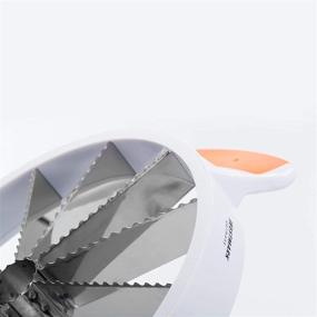 img 1 attached to 🍉 Westmark 12 Large Stainless Steel Melon Slicer - Jumbo Size in White for Perfect Slices