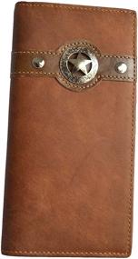 img 4 attached to Genuine Leather Western Bi Fold Wallet