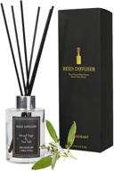 🏠 nevaeheart reed diffuser set: wood sage & sea salt fragrance for homes - 4.0 oz (120ml) reed diffuser with oil and sticks логотип